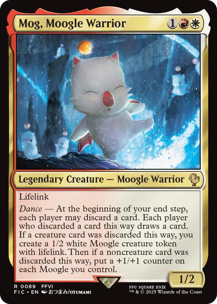 Mog, Moogle Warrior (Surge Foil) [FINAL FANTASY Commander] | Chromatic Games