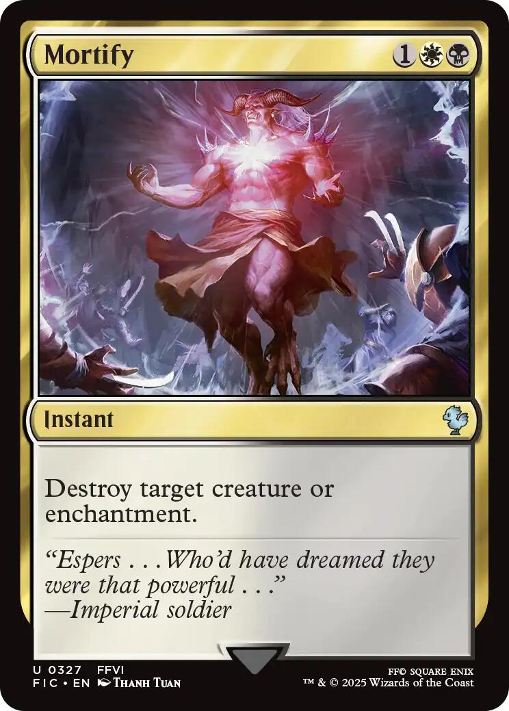 Mortify (Surge Foil) [FINAL FANTASY Commander] | Chromatic Games