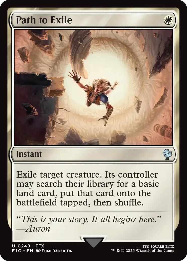 Path to Exile (Surge Foil) [FINAL FANTASY Commander] | Chromatic Games