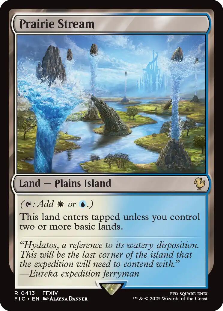 Prairie Stream (Surge Foil) [FINAL FANTASY Commander] | Chromatic Games