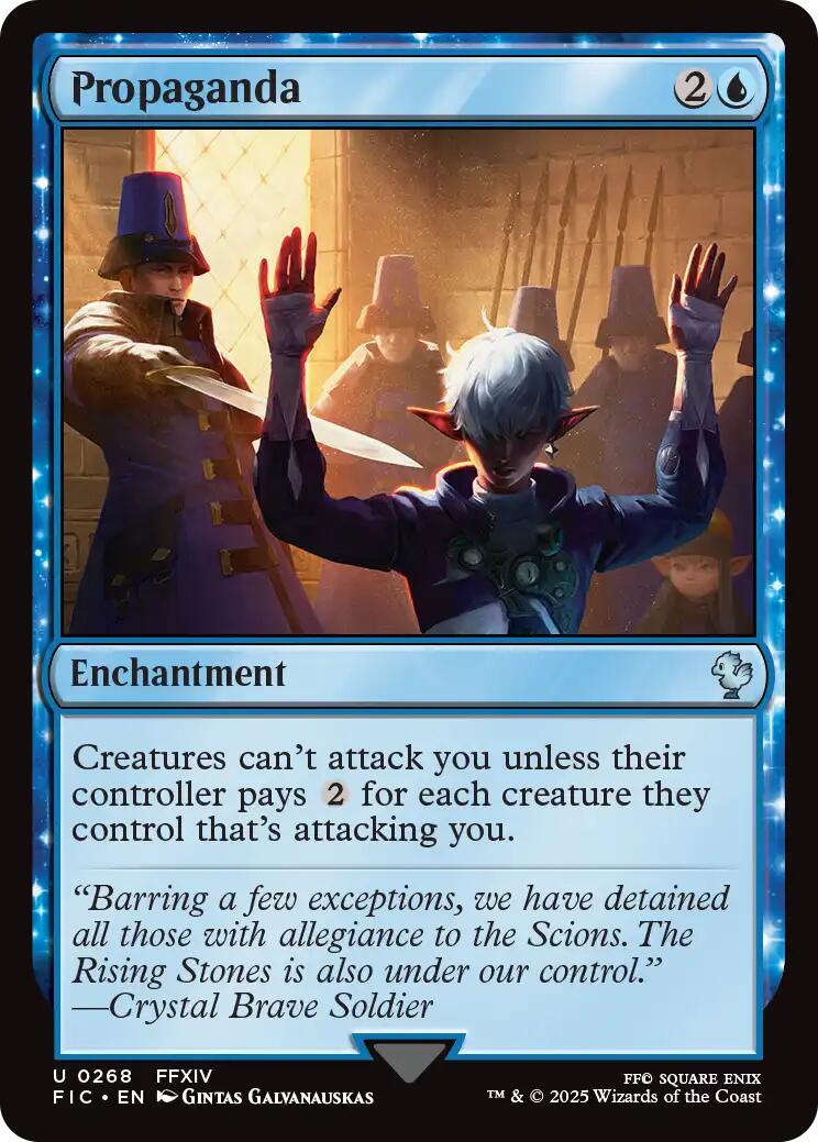 Propaganda (Surge Foil) [FINAL FANTASY Commander] | Chromatic Games