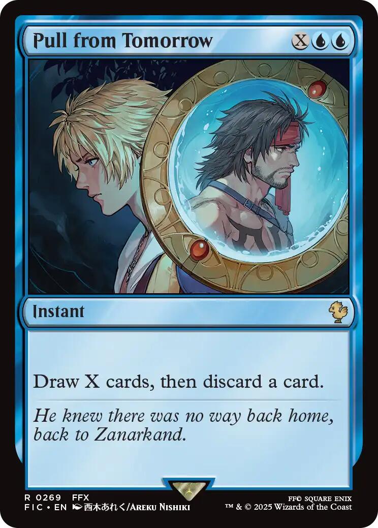 Pull from Tomorrow (Surge Foil) [FINAL FANTASY Commander] | Chromatic Games
