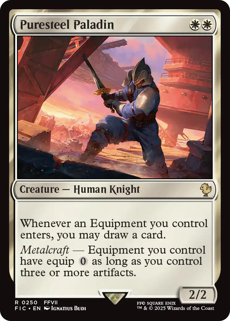 Puresteel Paladin (Surge Foil) [FINAL FANTASY Commander] | Chromatic Games