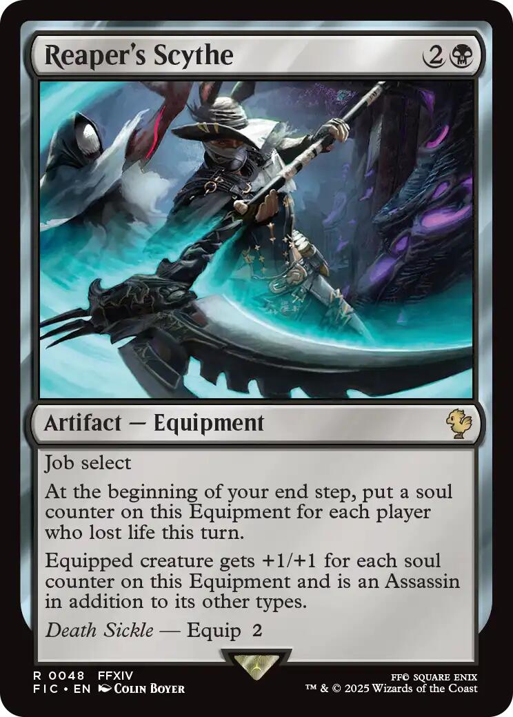 Reaper's Scythe (Surge Foil) [FINAL FANTASY Commander] | Chromatic Games