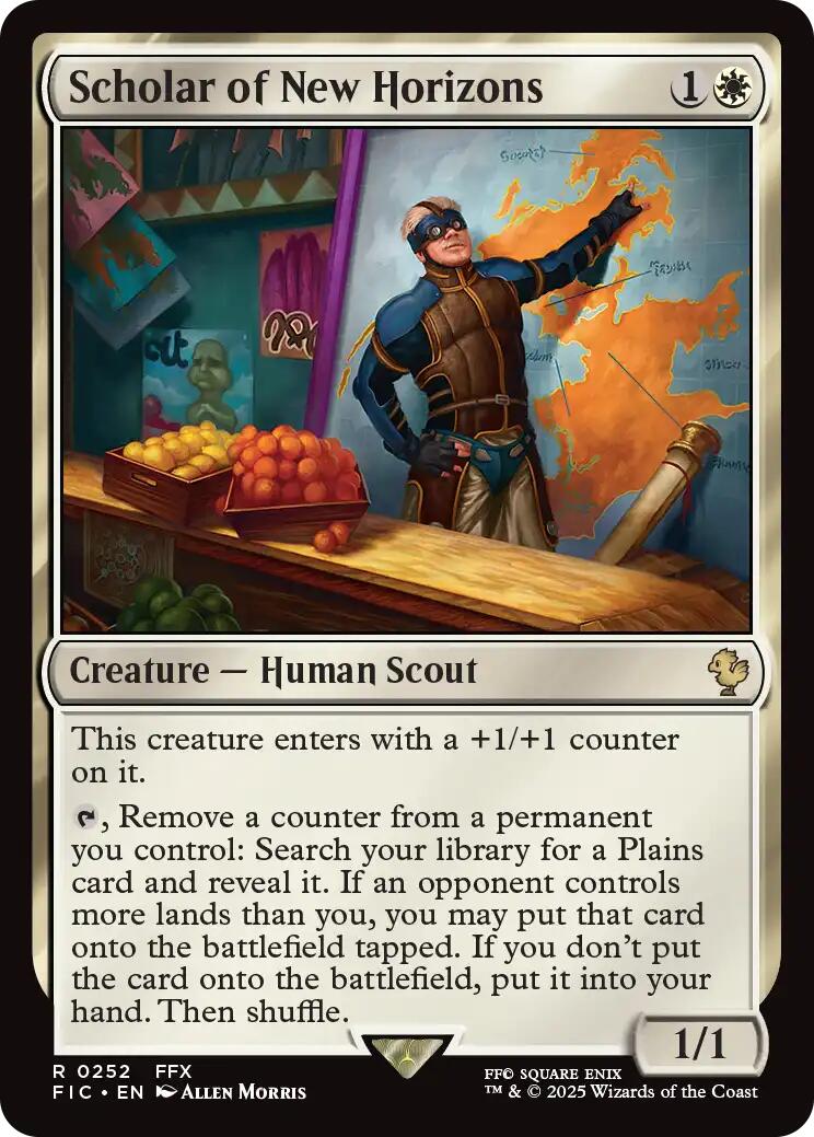 Scholar of New Horizons (Surge Foil) [FINAL FANTASY Commander] | Chromatic Games