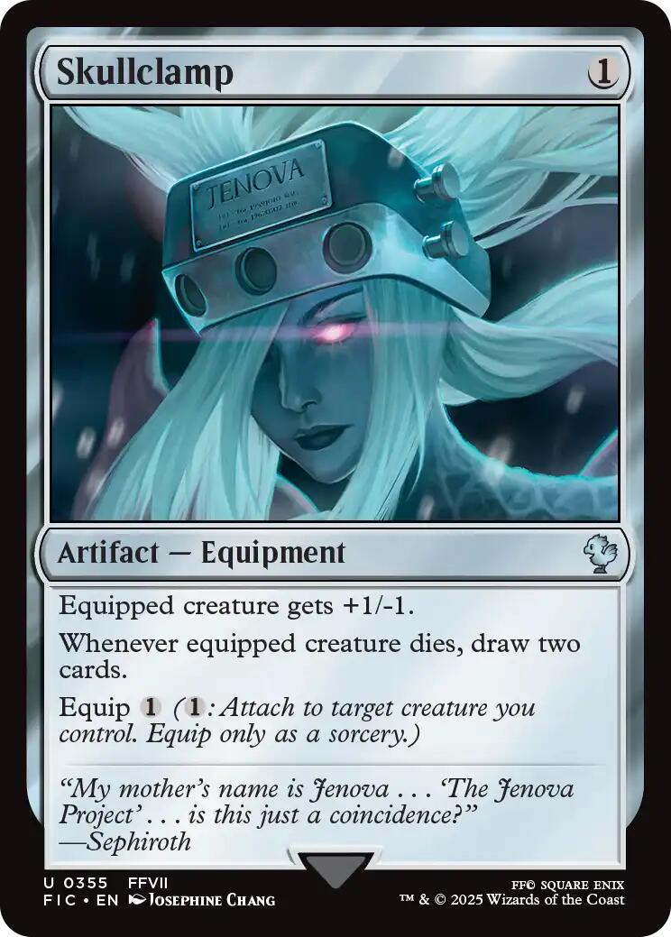Skullclamp (Surge Foil) [FINAL FANTASY Commander] | Chromatic Games
