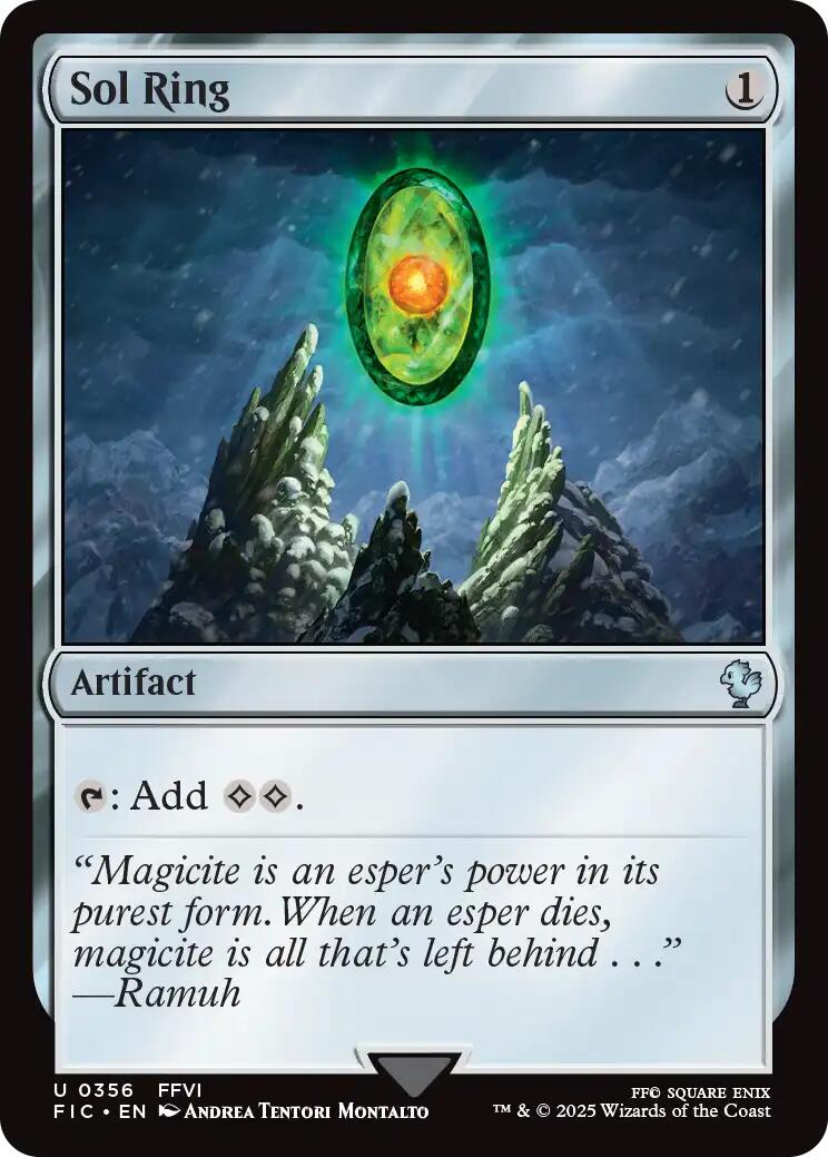 Sol Ring (0356) (Surge Foil) [FINAL FANTASY Commander] | Chromatic Games