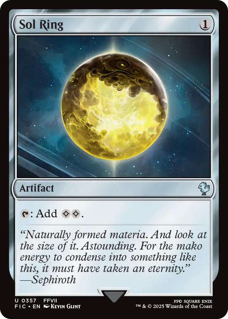Sol Ring (0357) (Surge Foil) [FINAL FANTASY Commander] | Chromatic Games