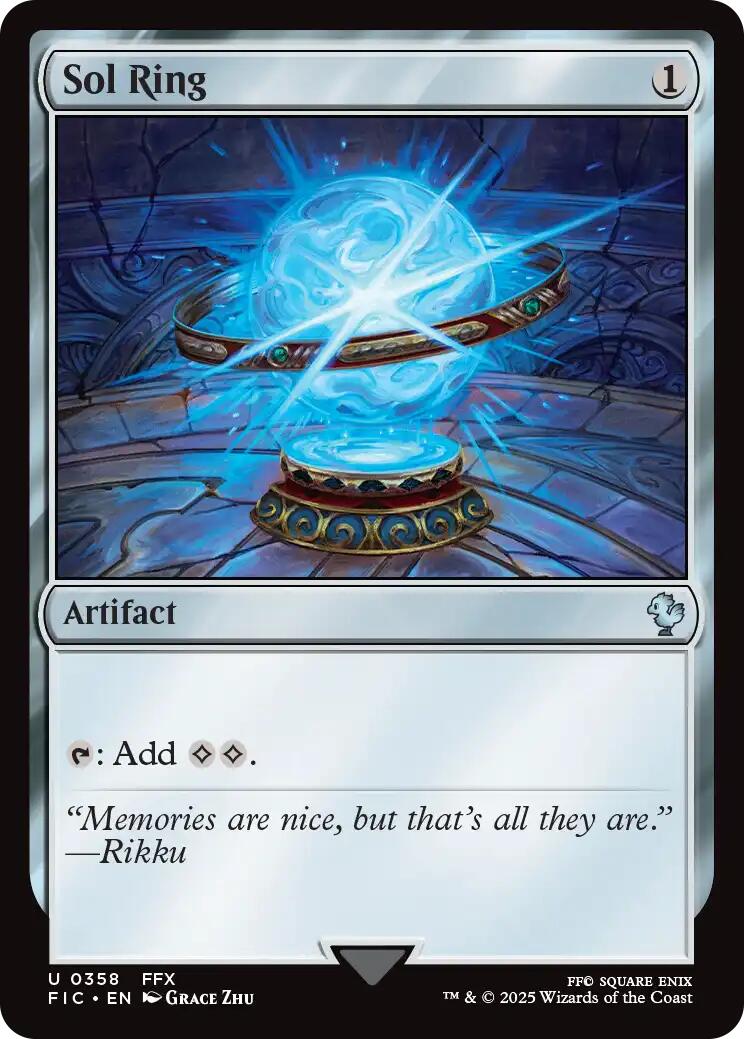 Sol Ring (0358) (Surge Foil) [FINAL FANTASY Commander] | Chromatic Games