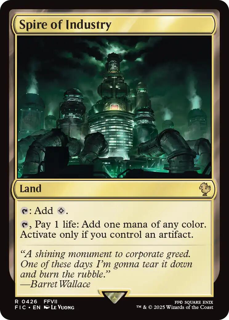 Spire of Industry (Surge Foil) [FINAL FANTASY Commander] | Chromatic Games