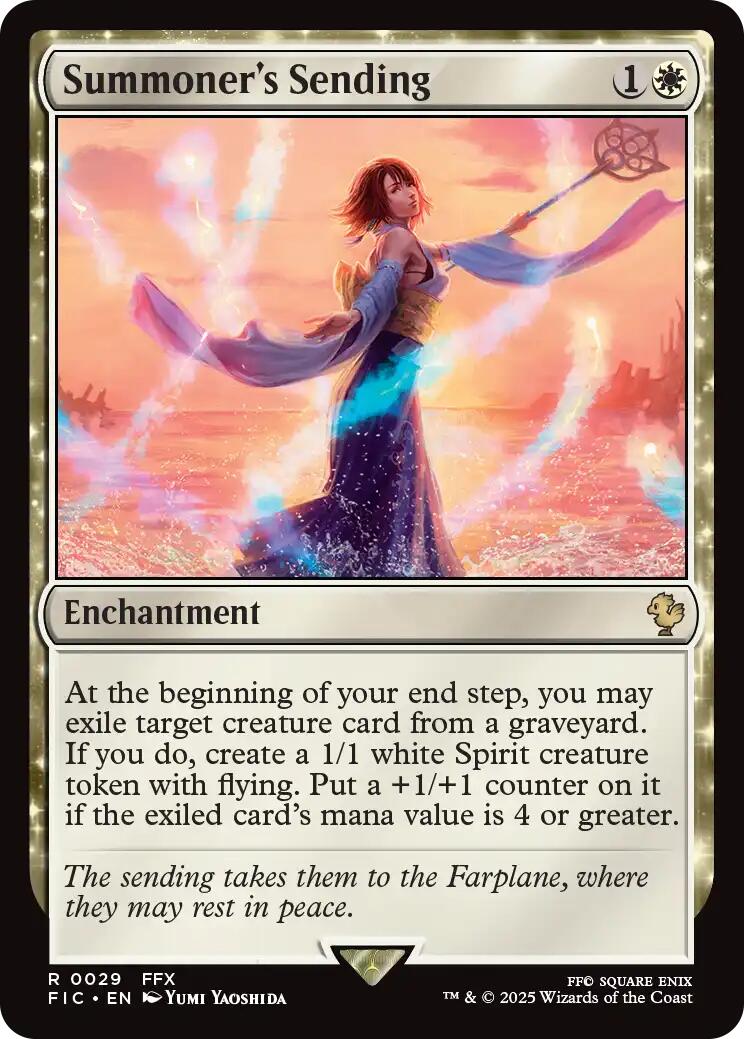 Summoner's Sending (Surge Foil) [FINAL FANTASY Commander] | Chromatic Games