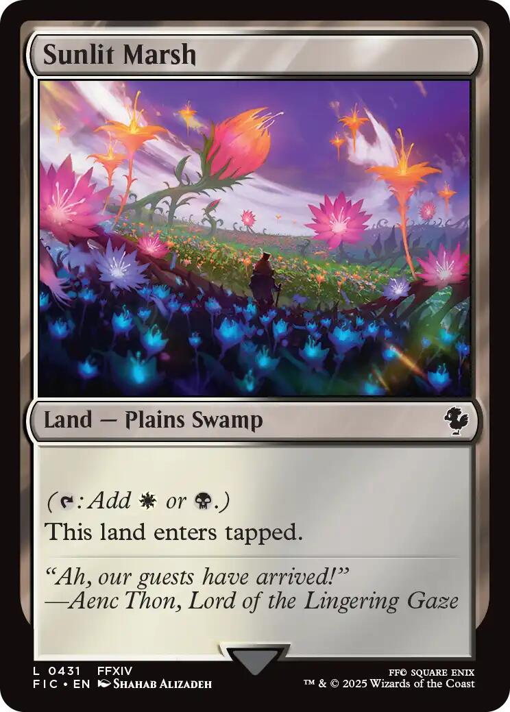Sunlit Marsh (Surge Foil) [FINAL FANTASY Commander] | Chromatic Games