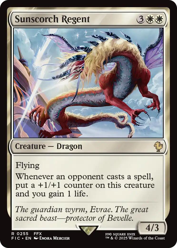 Sunscorch Regent (Surge Foil) [FINAL FANTASY Commander] | Chromatic Games