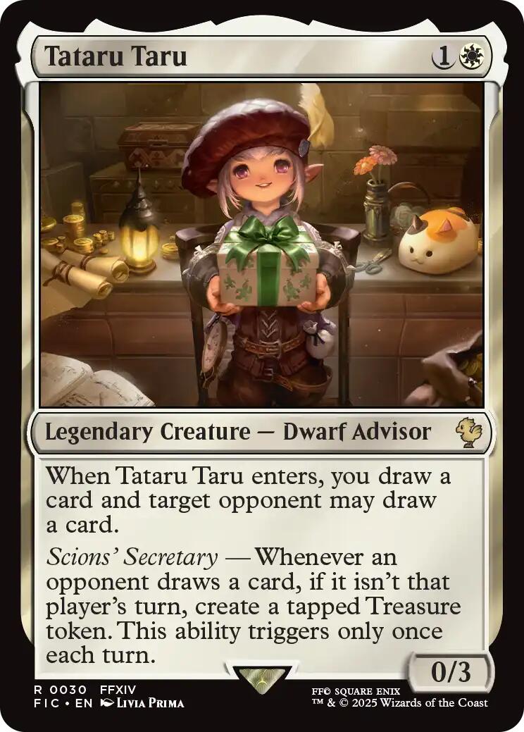 Tataru Taru (Surge Foil) [FINAL FANTASY Commander] | Chromatic Games