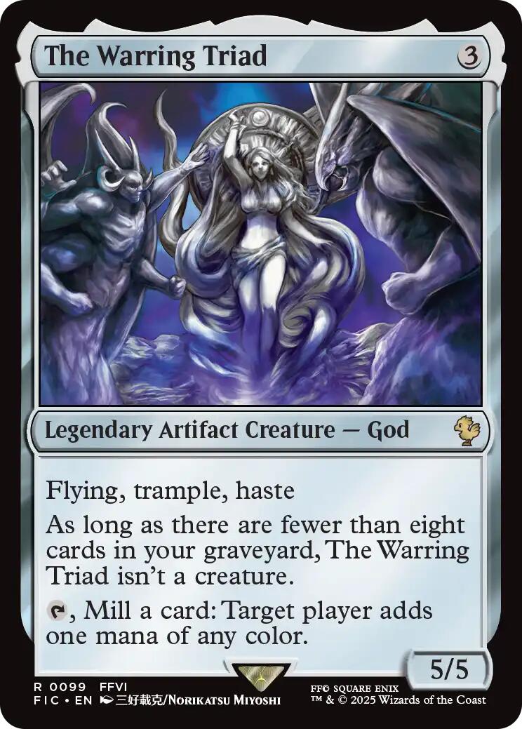 The Warring Triad (Surge Foil) [FINAL FANTASY Commander] | Chromatic Games