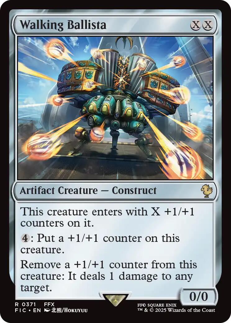 Walking Ballista (Surge Foil) [FINAL FANTASY Commander] | Chromatic Games