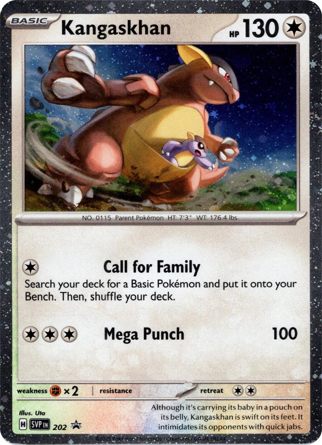 Kangaskhan (202) (Cosmos Holo) [Scarlet & Violet: Black Star Promos] | Chromatic Games