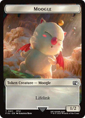 Moogle // Zombie Double-Sided Token [FINAL FANTASY Commander Tokens] | Chromatic Games