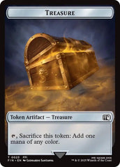 Clue // Treasure Double-Sided Token [FINAL FANTASY Commander Tokens] | Chromatic Games
