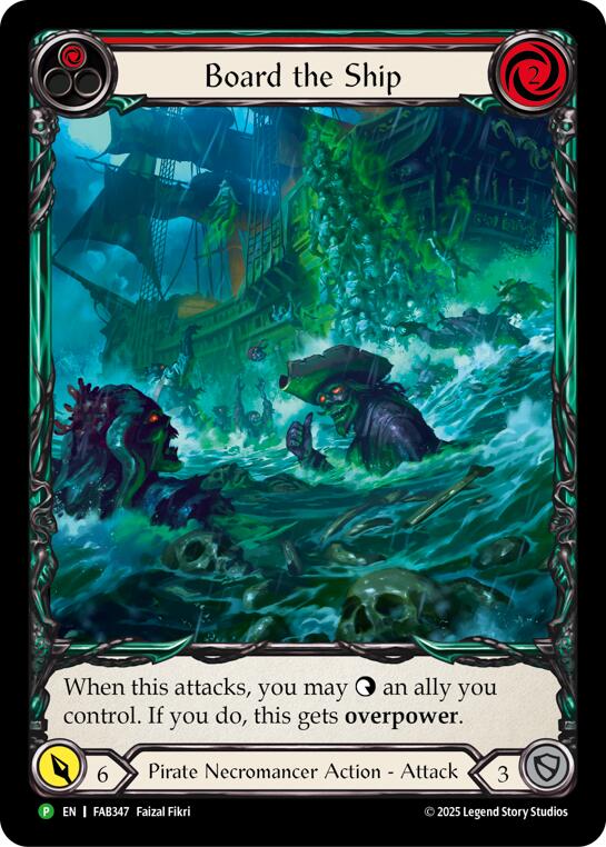 Board the Ship [FAB347] (Promo)  Rainbow Foil | Chromatic Games
