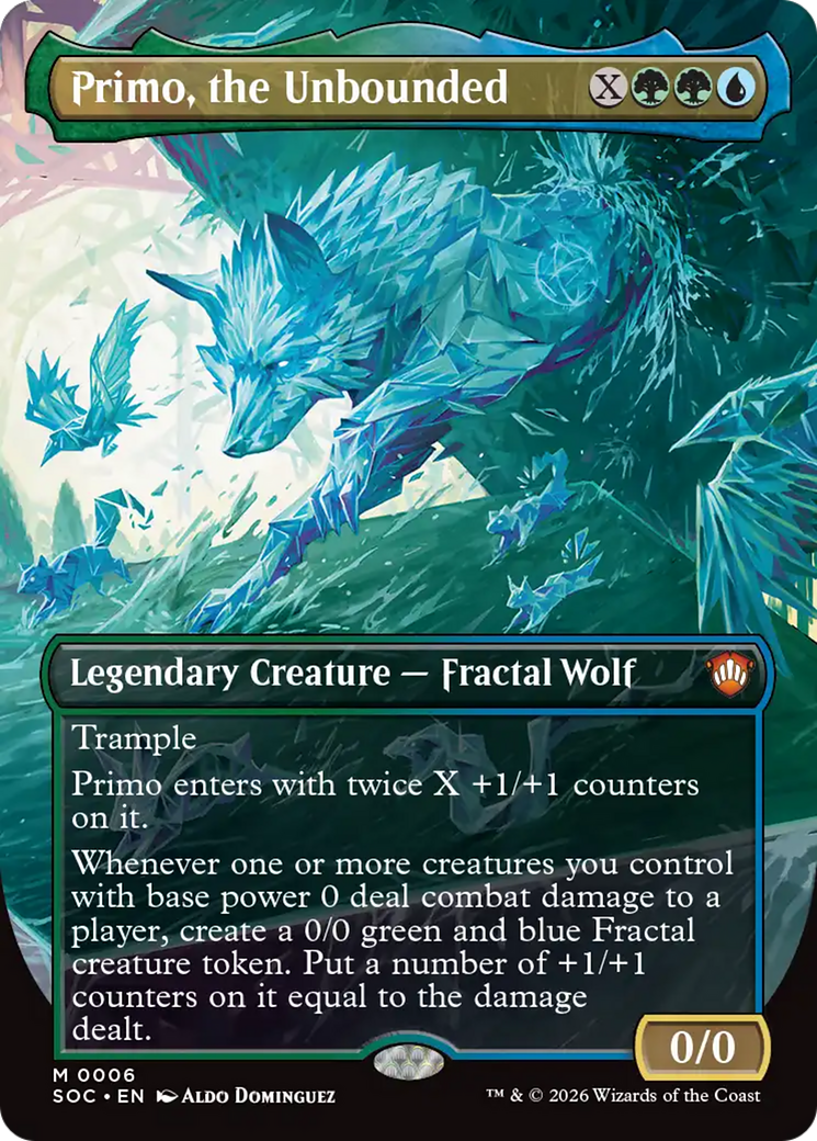 Primo, the Unbounded (Borderless) [Secrets of Strixhaven Commander] | Chromatic Games