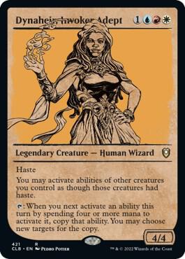Dynaheir Invoker Adept Showcase 421 (Commander Legends: Battle for Baldur's Gate)  | Chromatic Games