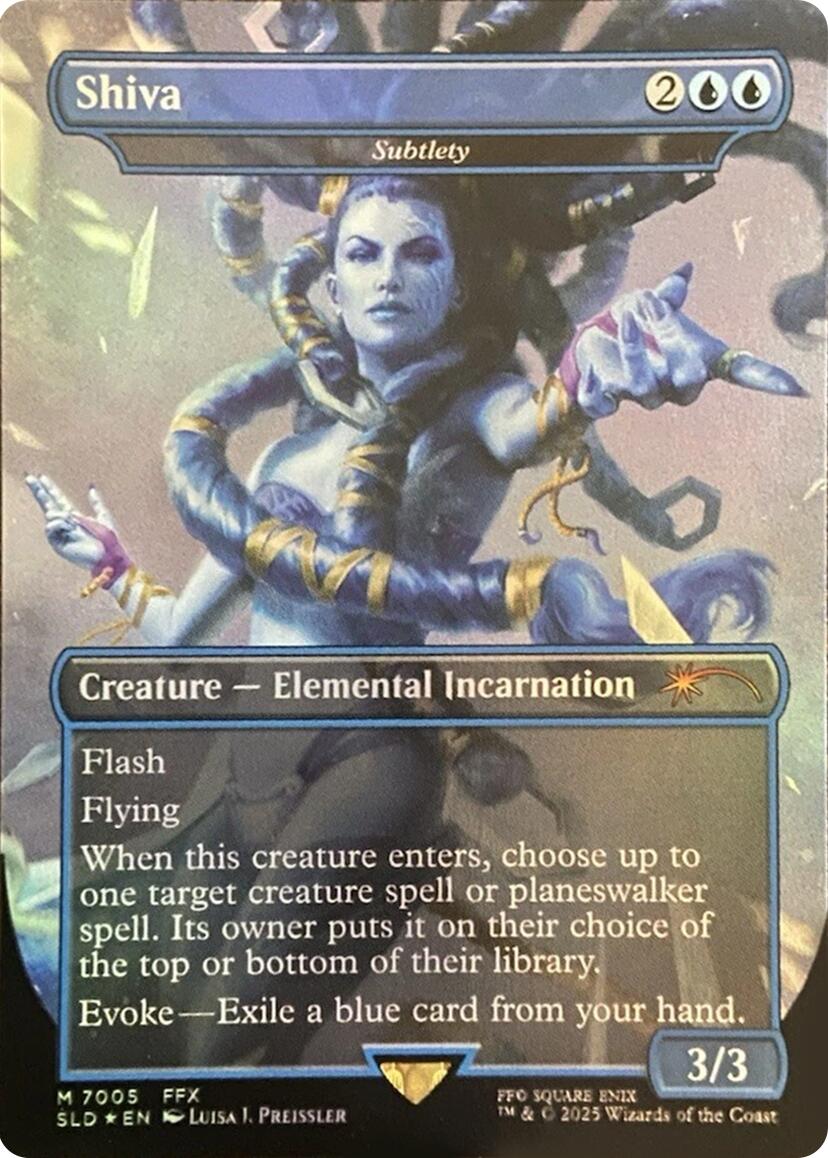 Shiva - Subtlety (Rainbow Foil) [Secret Lair Drop Series] | Chromatic Games