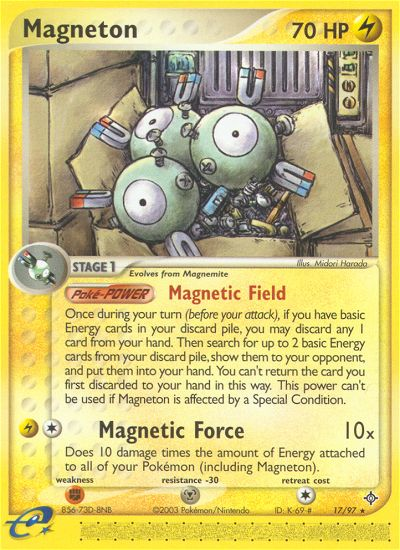 Magneton (17/97) [EX: Dragon] | Chromatic Games