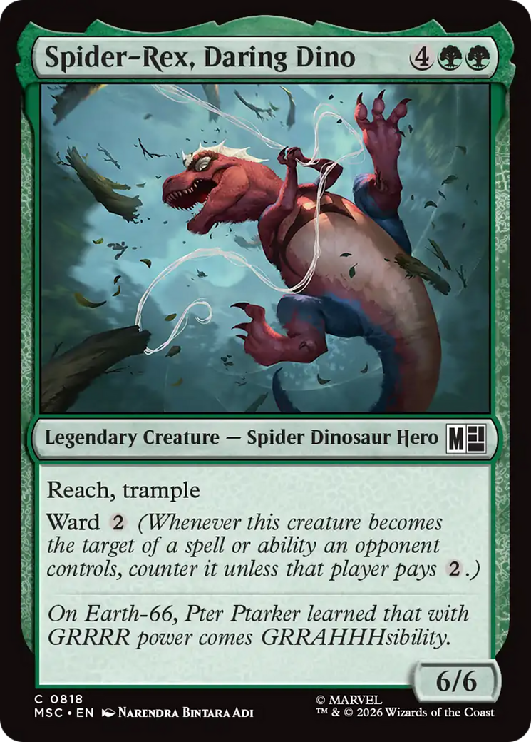 Spider-Rex, Daring Dino [Marvel Super Heroes Commander] | Chromatic Games