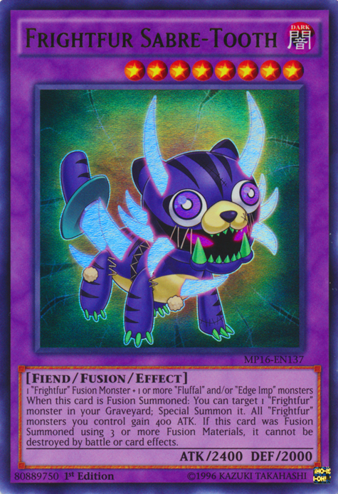 Frightfur Sabre-Tooth [MP16-EN137] Ultra Rare | Chromatic Games