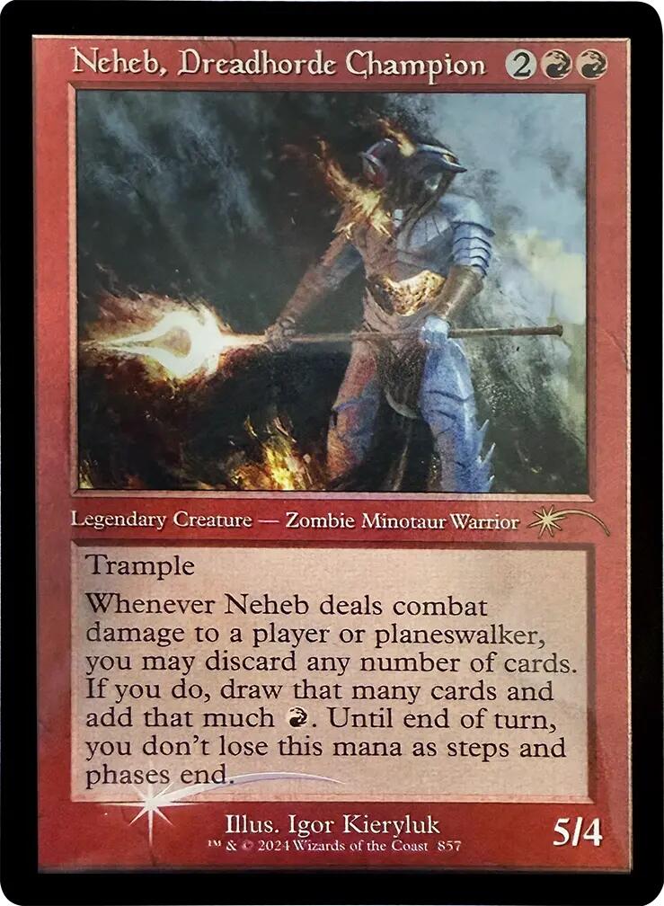 Neheb, Dreadhorde Champion (Retro Frame) [Secret Lair Drop Series] | Chromatic Games