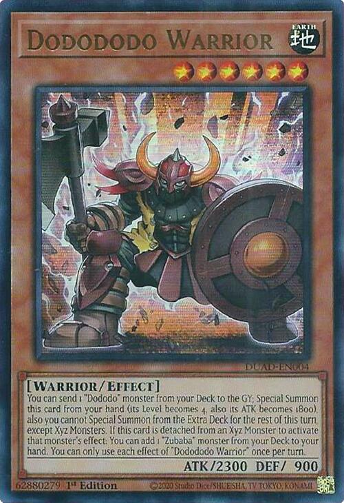 Dodododo Warrior [DUAD-EN004] Ultra Rare | Chromatic Games
