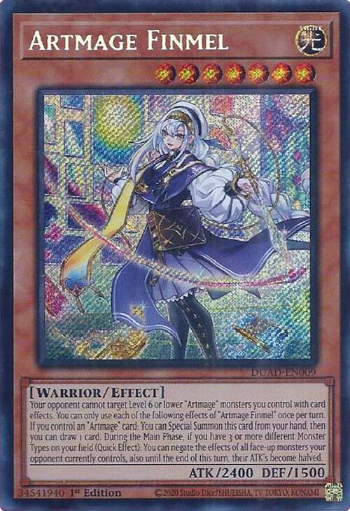 Artmage Finmel [DUAD-EN009] Secret Rare | Chromatic Games