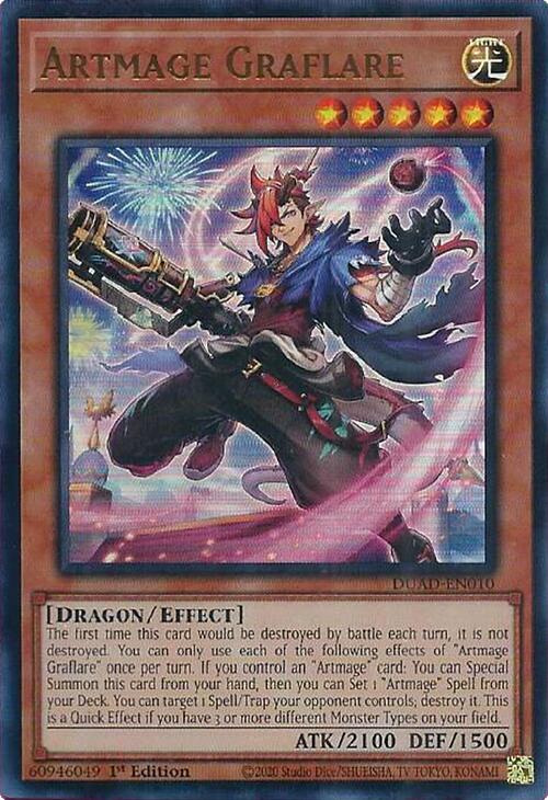 Artmage Graflare [DUAD-EN010] Ultra Rare | Chromatic Games