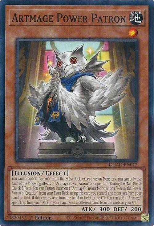 Artmage Power Patron [DUAD-EN012] Common | Chromatic Games