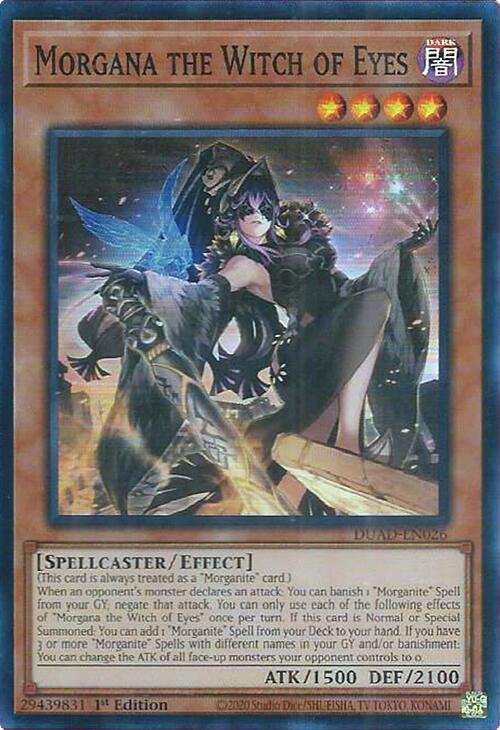 Morgana the Witch of Eyes [DUAD-EN026] Super Rare | Chromatic Games