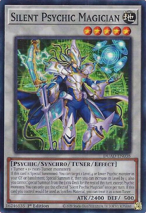 Silent Psychic Magician [DUAD-EN038] Super Rare | Chromatic Games