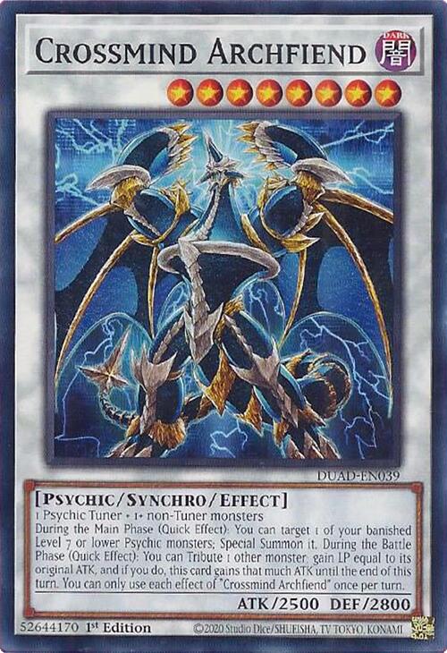 Crossmind Archfiend [DUAD-EN039] Common | Chromatic Games