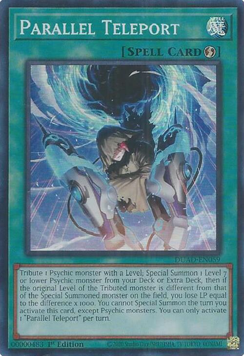 Parallel Teleport [DUAD-EN059] Super Rare | Chromatic Games