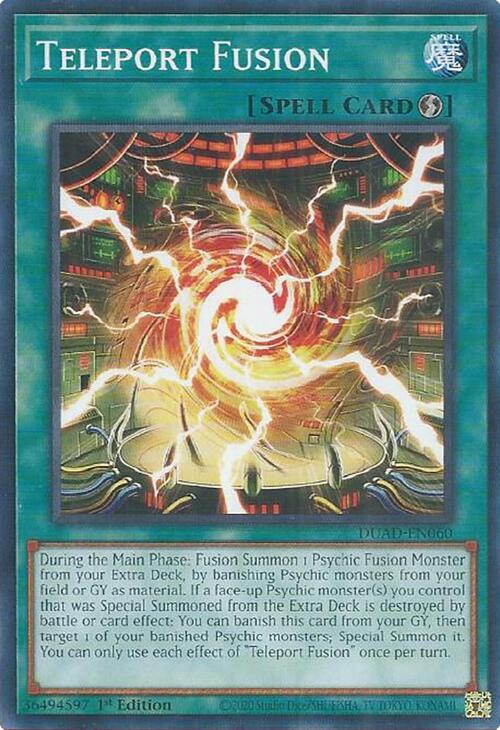 Teleport Fusion [DUAD-EN060] Common | Chromatic Games