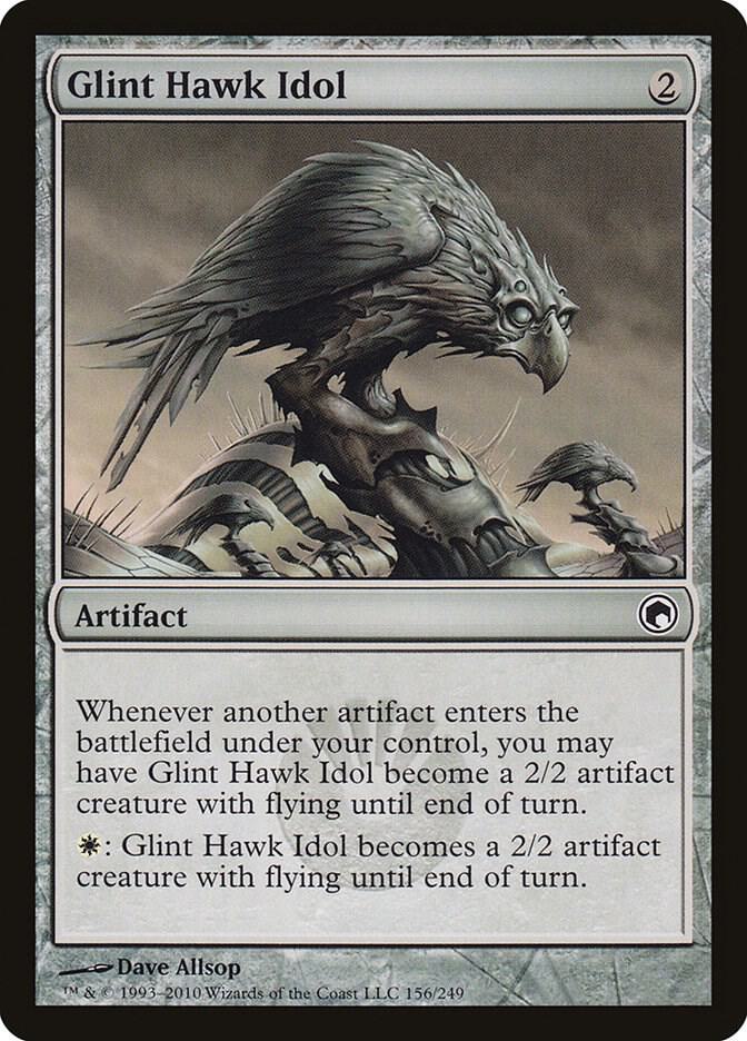 Glint Hawk Idol 156/249 (Scars of Mirrodin)  | Chromatic Games