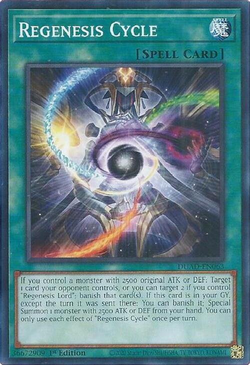 Regenesis Cycle [DUAD-EN063] Common | Chromatic Games