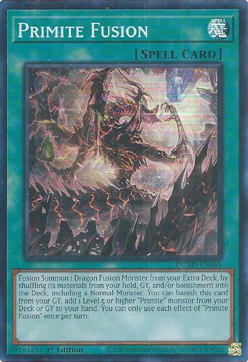 Primite Fusion [DUAD-EN065] Super Rare | Chromatic Games