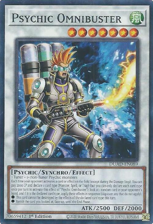 Psychic Omnibuster [DUAD-EN089] Common | Chromatic Games