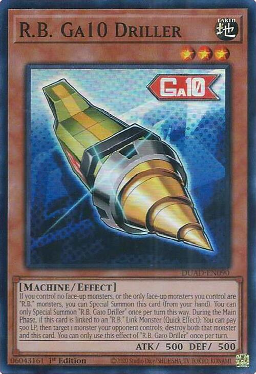 R.B. Ga10 Driller [DUAD-EN090] Super Rare | Chromatic Games
