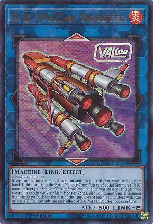 R.B. VALCan Booster [DUAD-EN093] Ultra Rare | Chromatic Games