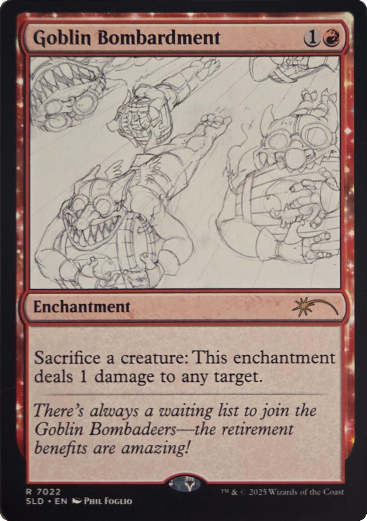Goblin Bombardment (7022) [Secret Lair Drop Series] | Chromatic Games
