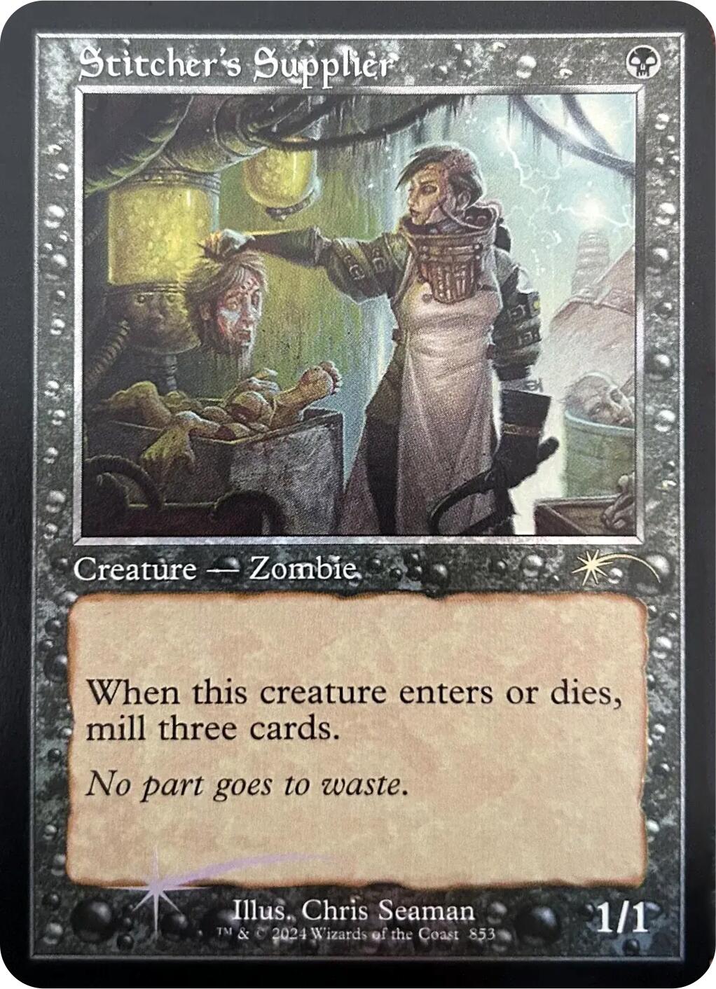 Stitcher's Supplier (Retro Frame) [Secret Lair Drop Series] | Chromatic Games