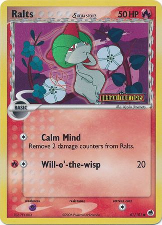 Ralts (61/101) (Delta Species) (Stamped) [EX: Dragon Frontiers] | Chromatic Games