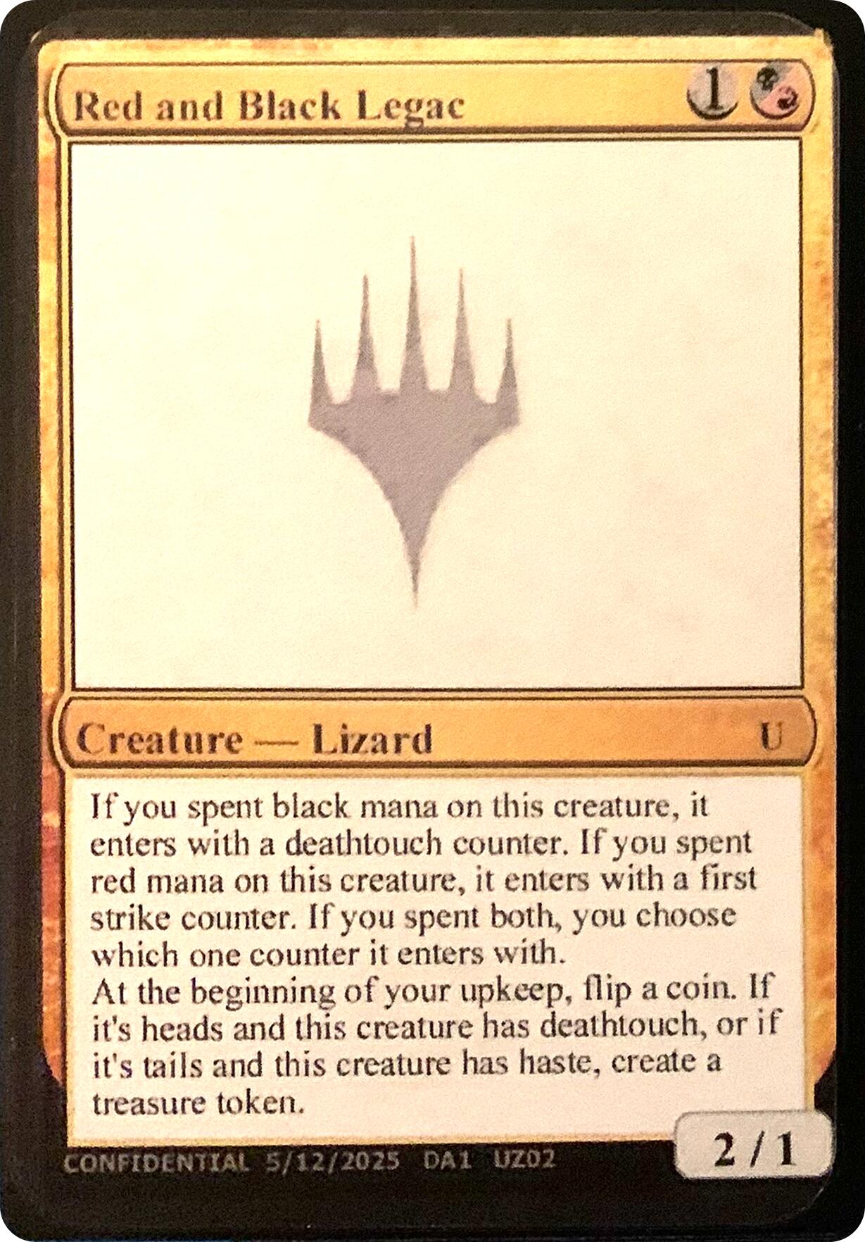 Red and Black Legac [Unknown Event] | Chromatic Games